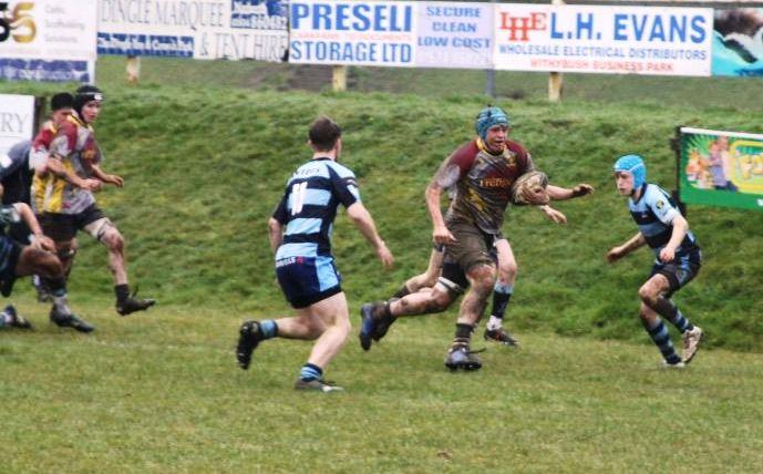 Iestyn Wood on a charge